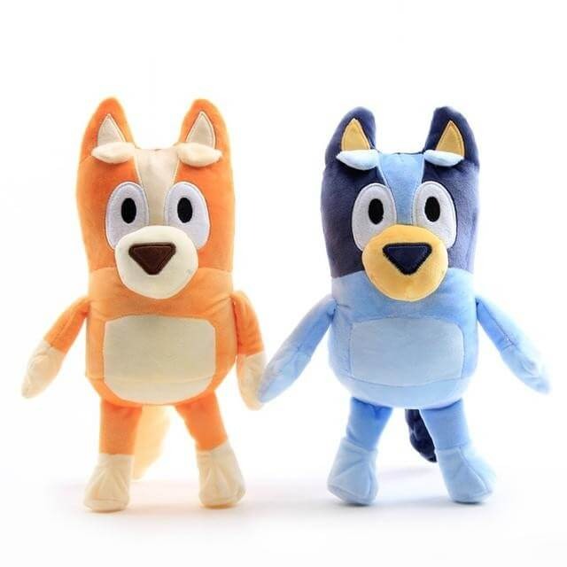 Set 2 jucarii de plus: Bluey si Bingo 17cm [2]