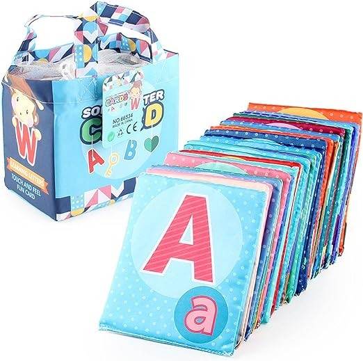 Set 26 carduri textile, Literele Alfabetului [2]