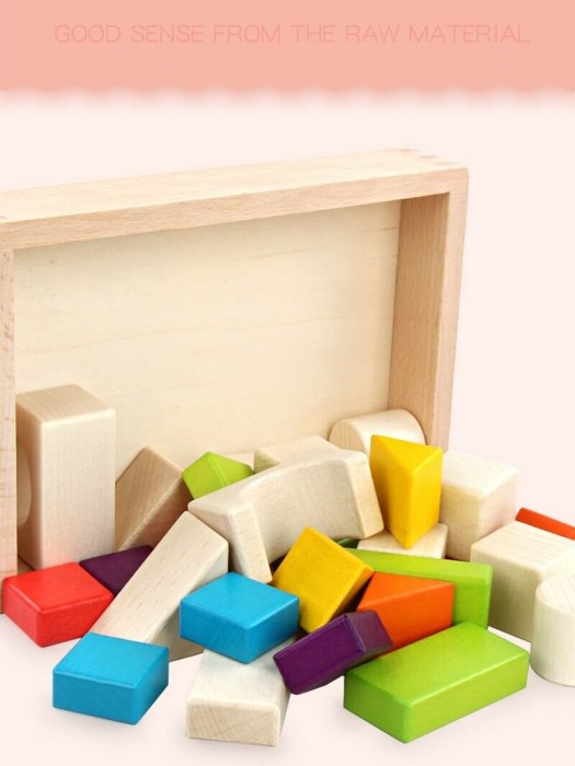 Set 30 piese constructie din lemn Ohye [8]