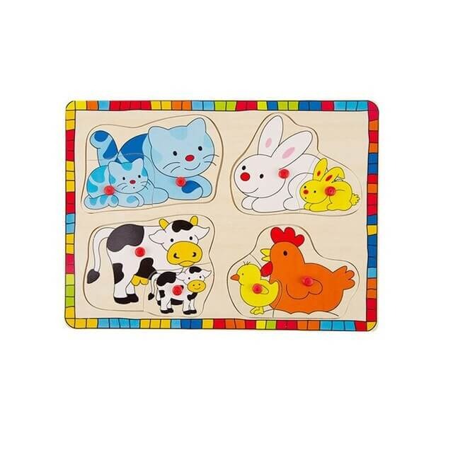 Set 4 puzzle Mama si puiul [2]