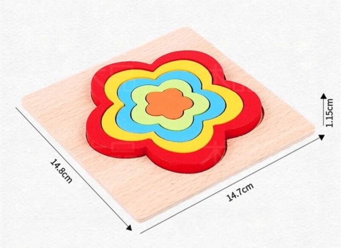 Set 4 puzzle Rainbow [7]