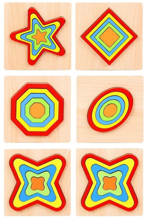 Set 4 puzzle Rainbow [6]