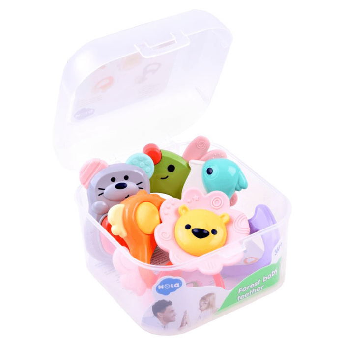 Set 5 jucarii zornaitoare pentru bebelusi animalute HOLA [2]