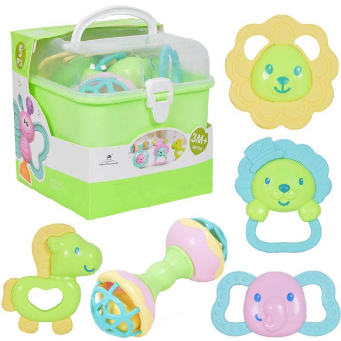 Set 5 Jucarii Zornaitoare pentru Dezvoltarea Senzoriala a bebelusilor [2]