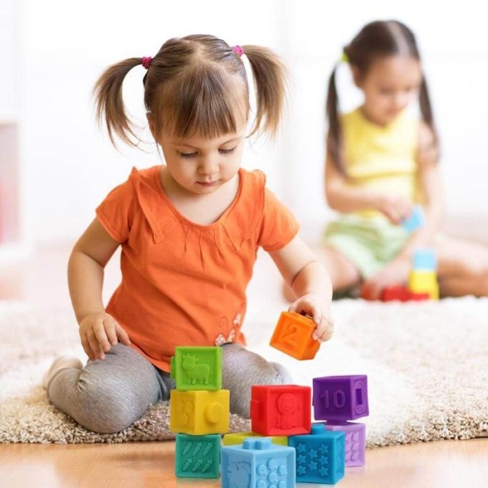 Set 9 Cuburi din silicon pentru Bebelusi [3]