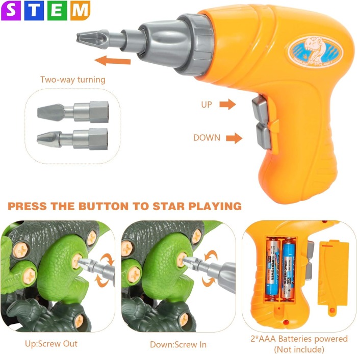 Set de asamblat 3 Dinozauri STEM [3]