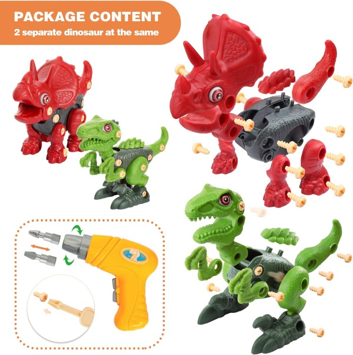 Set de asamblat 3 Dinozauri STEM [4]