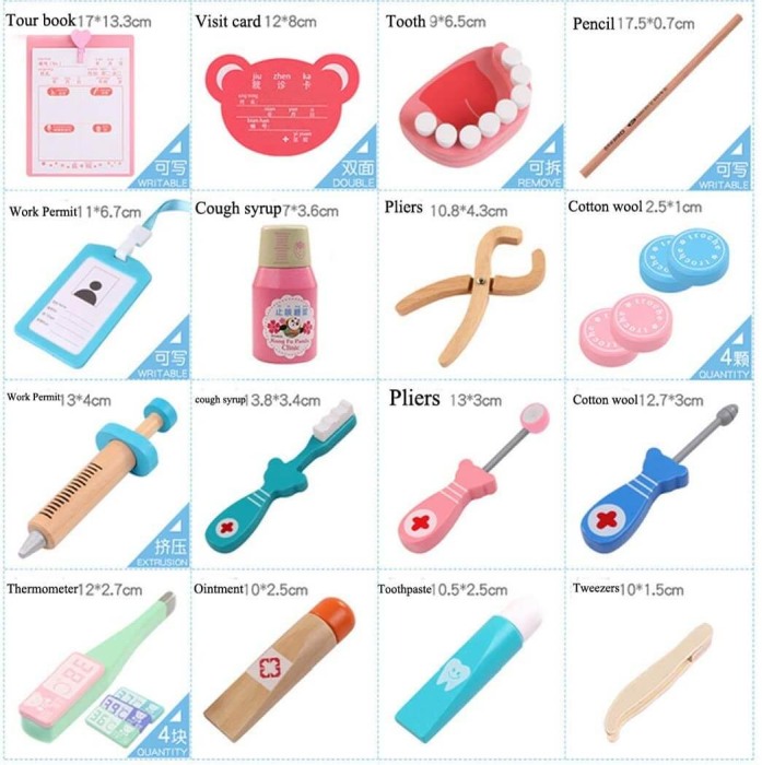 Set de joaca din lemn - La Dentist [4]