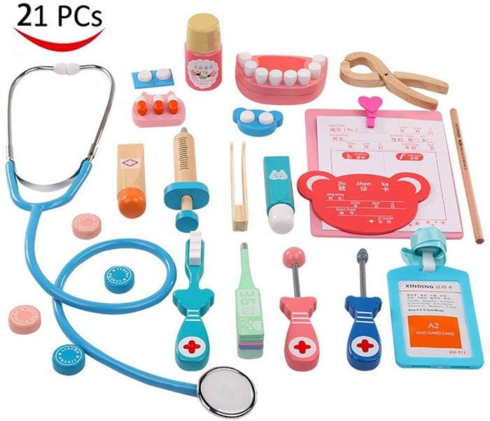 Set de joaca din lemn - La Dentist [2]