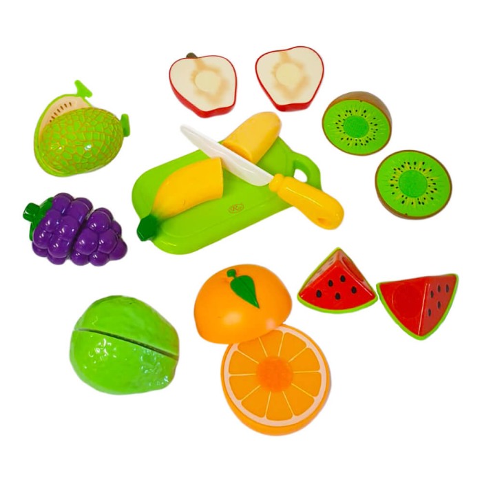 Set fructe de feliat din plastic, 10 piese [4]