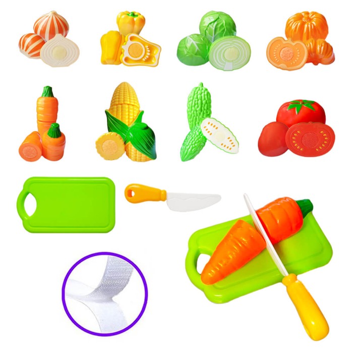 Set legume de feliat din plastic, 10 piese [2]