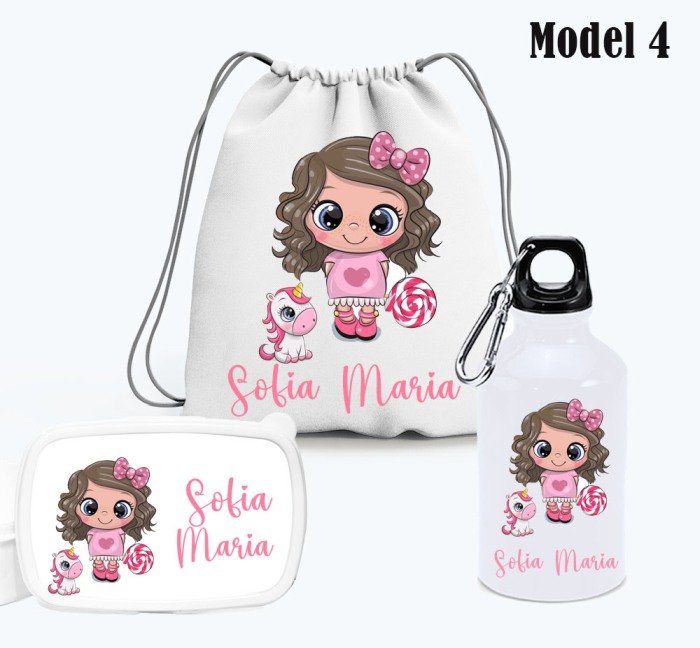 Set Personalizat pentru gradinita/cresa Model Little Girls [2]