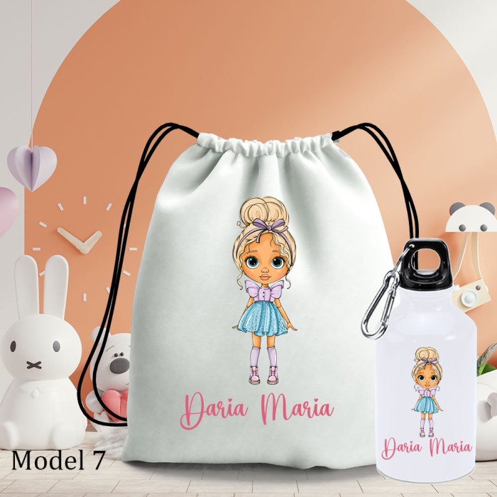 Set Personalizat pentru gradinita/cresa: rucsac si sticla [4]
