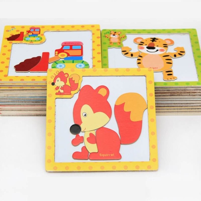 Set puzzle magnetic-4 buc [4]