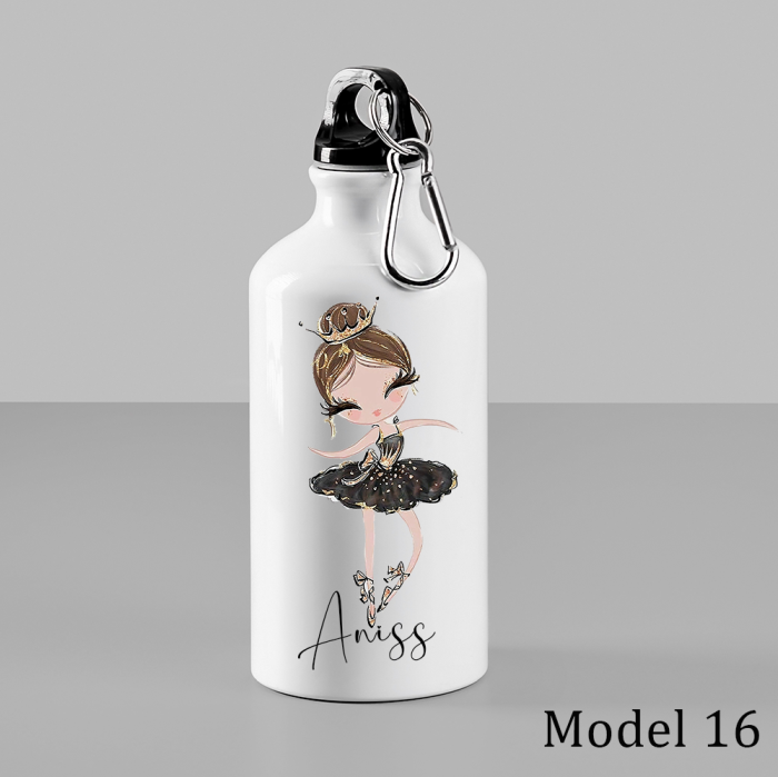 Sticla Balerina personalizata cu nume [3]