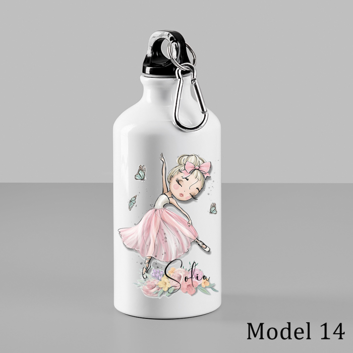 Sticla Balerina personalizata cu nume [2]