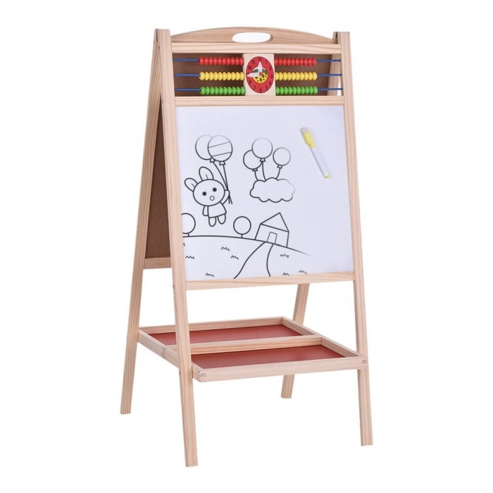 Tabla de scris cu doua fete,ceas si abac [3]