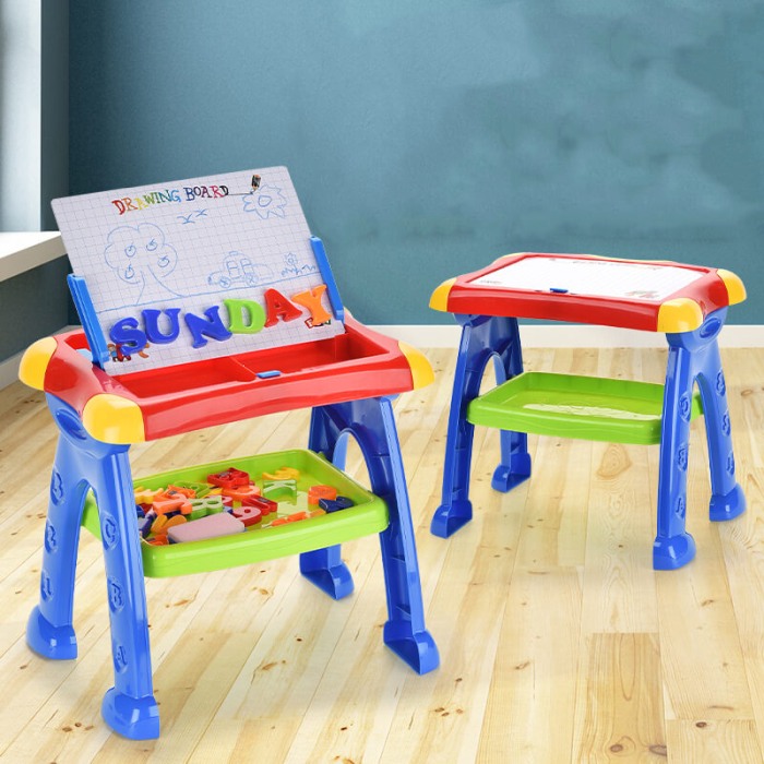 Tabla Magnetica Educativa 3 in 1 pentru Copii: Cifre si Litere [7]