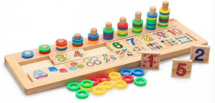 Tabla operatiuni matematice din lemn [3]