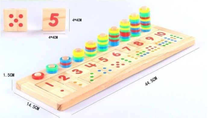 Tabla operatiuni matematice din lemn [4]