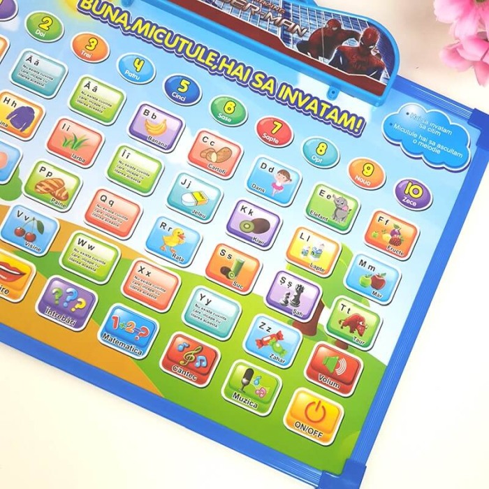 Tableta educativa 2 in 1 in limba romana-Spider Man [2]