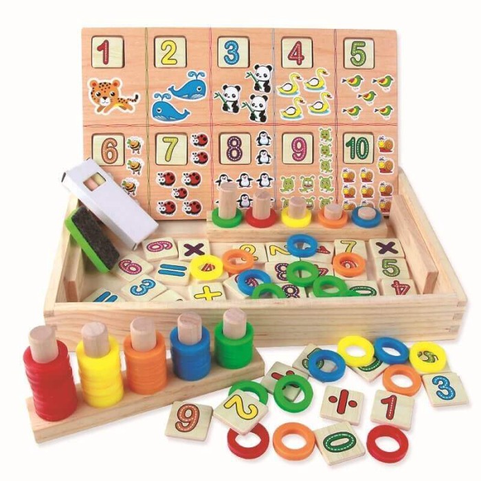 Tablita multifunctionala Montessori Model Donuts [2]