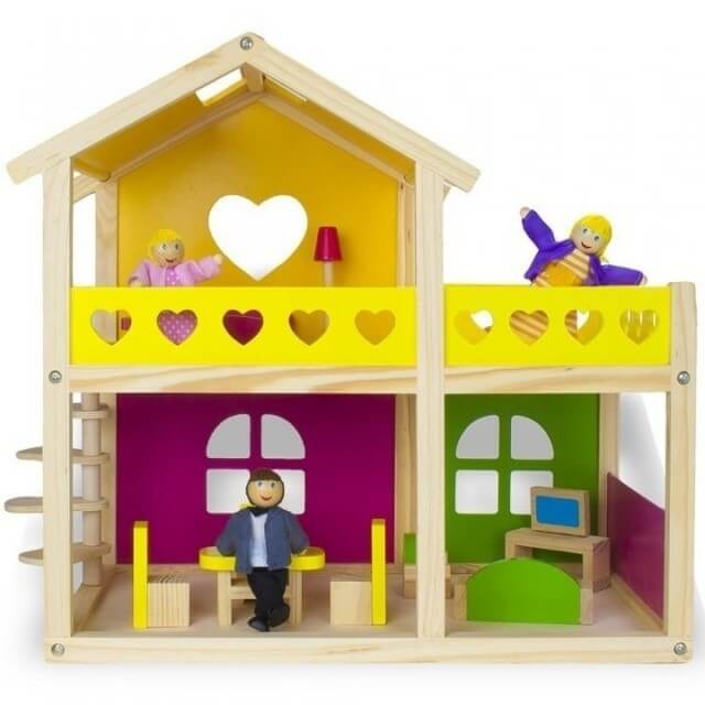 Tooky Toy Casa cu Papusi Mobilata [2]