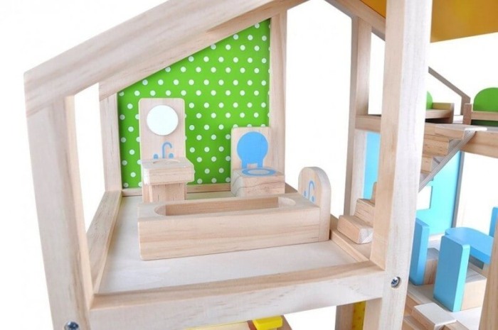 Tooky Toy Casa papusilor mare [5]