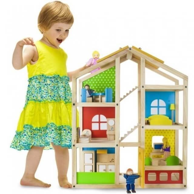 Tooky Toy Casa papusilor mare [9]