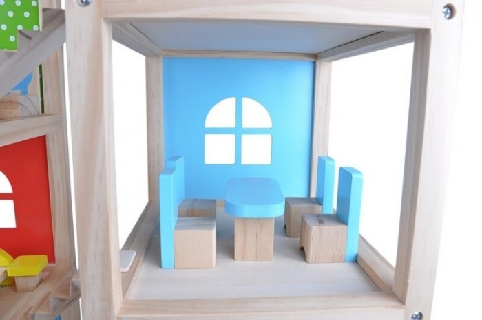 Tooky Toy Casa papusilor mare [10]