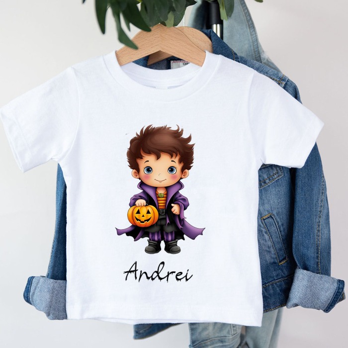 Tricou Baieti Halloween Personalizat cu nume [1]
