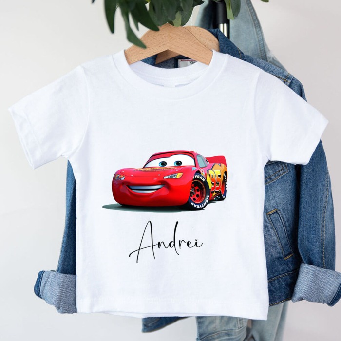 Tricou copii personalizat cu personajul preferat si nume [7]