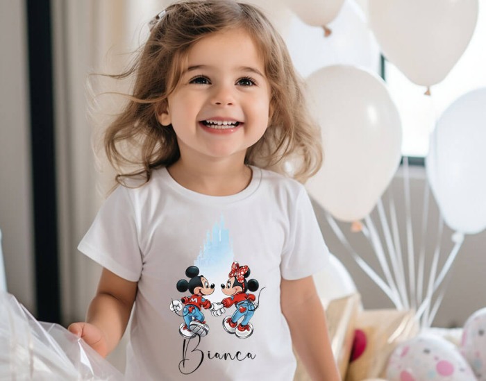 Tricou copii personalizat cu personajul preferat si nume [3]