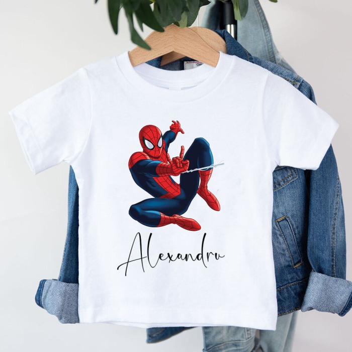 Tricou copii personalizat cu personajul preferat si nume [6]