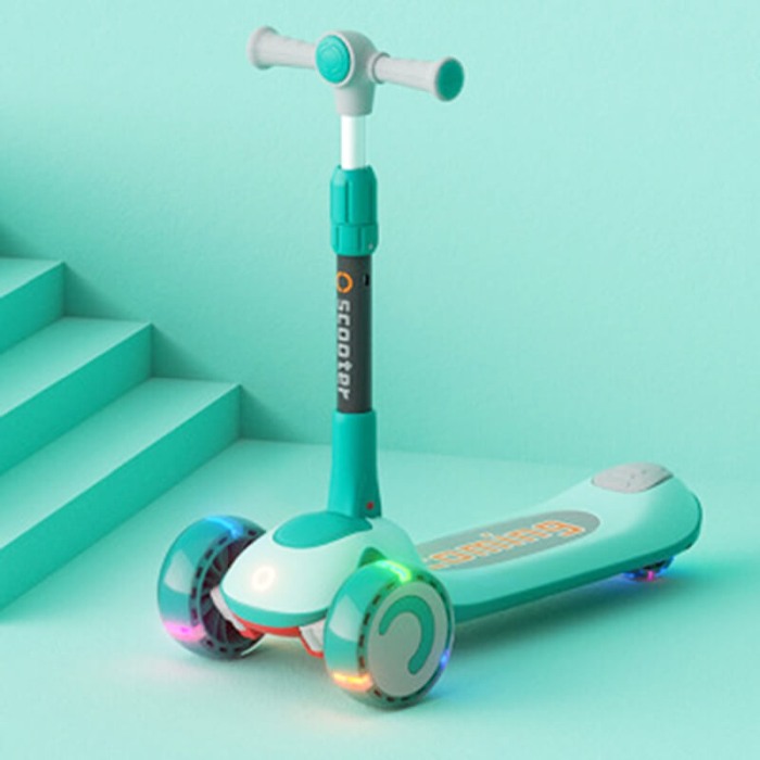 Trotineta copii 3 in 1, Trio Scooter, scaunel detasabil si maner reglabil [11]