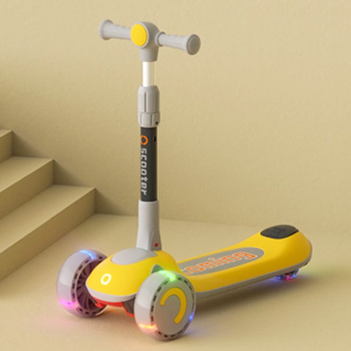 Trotineta copii 3 in 1, Trio Scooter, scaunel detasabil si maner reglabil [12]