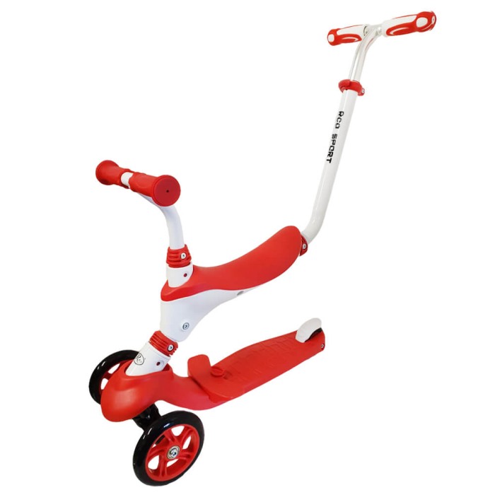 Trotineta Evolutiva 5 in 1, ROSU/ALB [2]