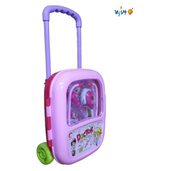 Trusa de doctor portabila cu lumini si sunete culoare Roz [2]