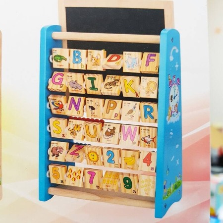 Alfabetar 3 in 1 cu abac si tabla de desenat [0]