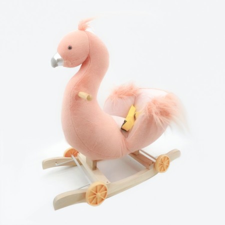 Leagan si balansoar - Balansoar Flamingo roz cu centura
