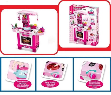 Bucatarie de jucarie Roz [2]