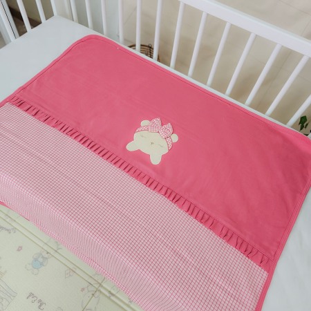 Cadou Nou-nascut 10 piese, Bumbac 100%, Carouri Roz [2]