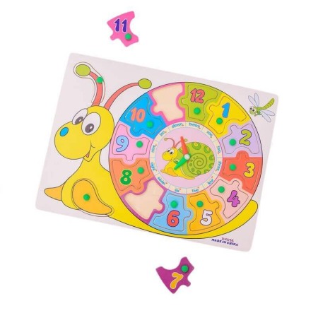 Ceas din lemn puzzle [1]