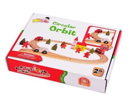 Masinute - Circuit din lemn cu Masinute Orbit