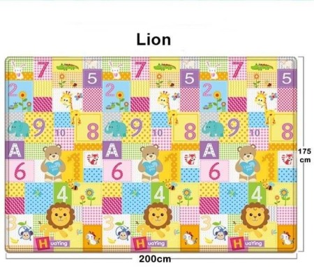 Covor de joaca educativ cu doua fete 2M-1cm grosime [8]