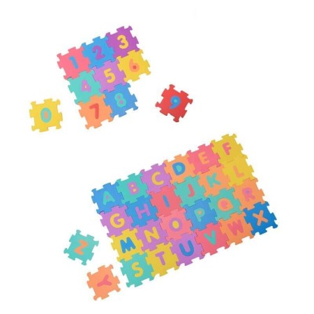 Covor puzzle litere si cifre 72 piese [2]