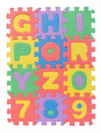 Covor puzzle litere si cifre 72 piese [4]