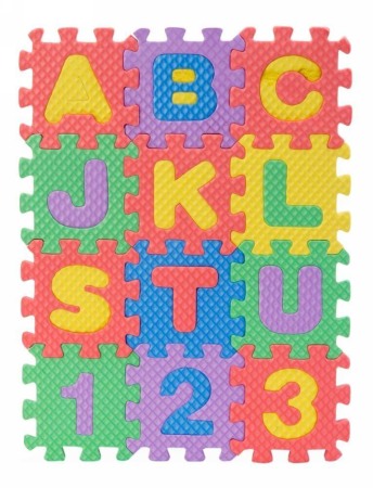 Covor puzzle litere si cifre 72 piese [3]