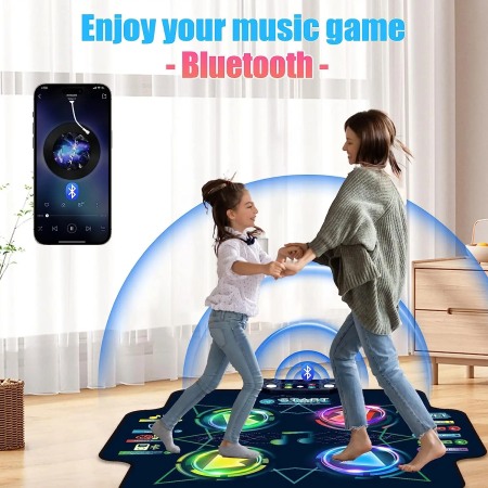 Covoras de Dans pentru Copii - Covoras LED cu Muzica si Bluetooth & Moduri de Joc Multiple [3]