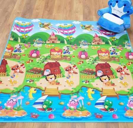 Covoras educativ cu doua fete Leut 2M [0]